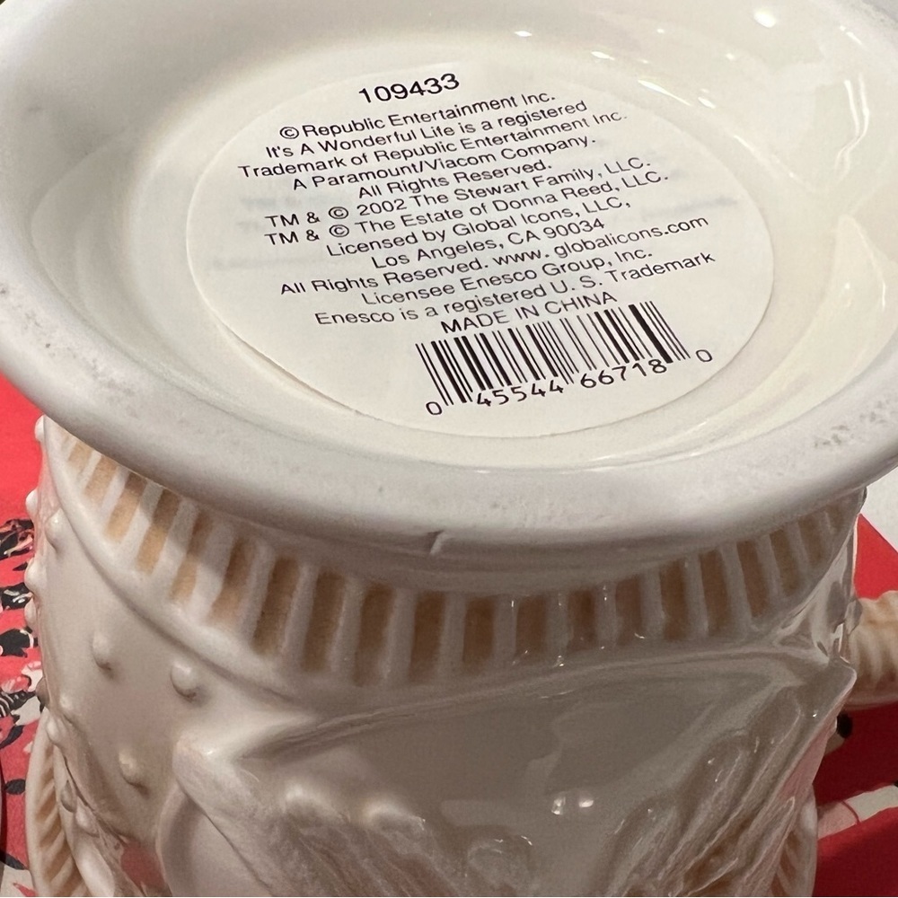 Vintage 2002 It's a Wonderful Life Mugs Angel Wings Christmas - Picture 9 of 9